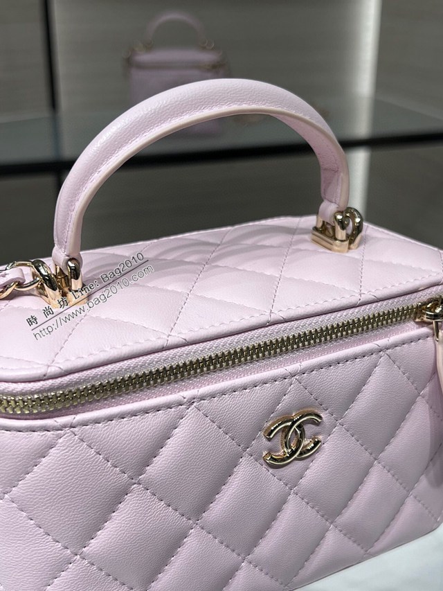Chanel專櫃新款小型收納盒女包 香奈兒23新品新色手提化妝小盒子 手工坊系列AP2199Y djc5825